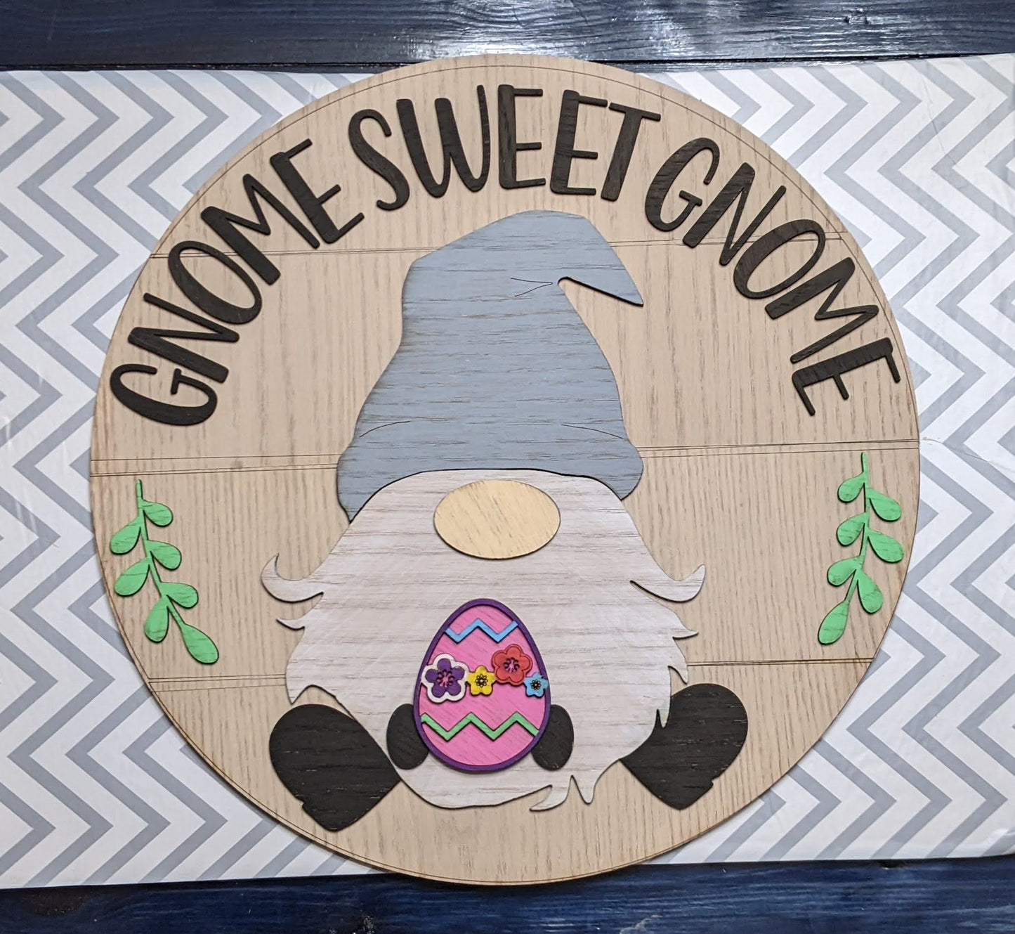 Gnome Sweet Gnome Interchangeable Seasonal Sign