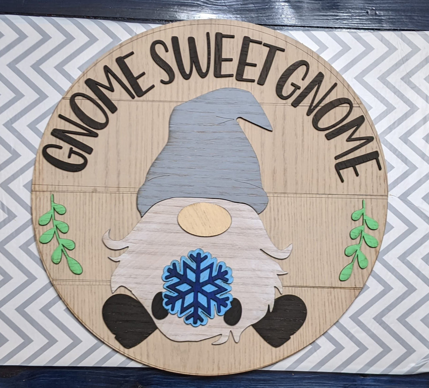 Gnome Sweet Gnome Interchangeable Seasonal Sign