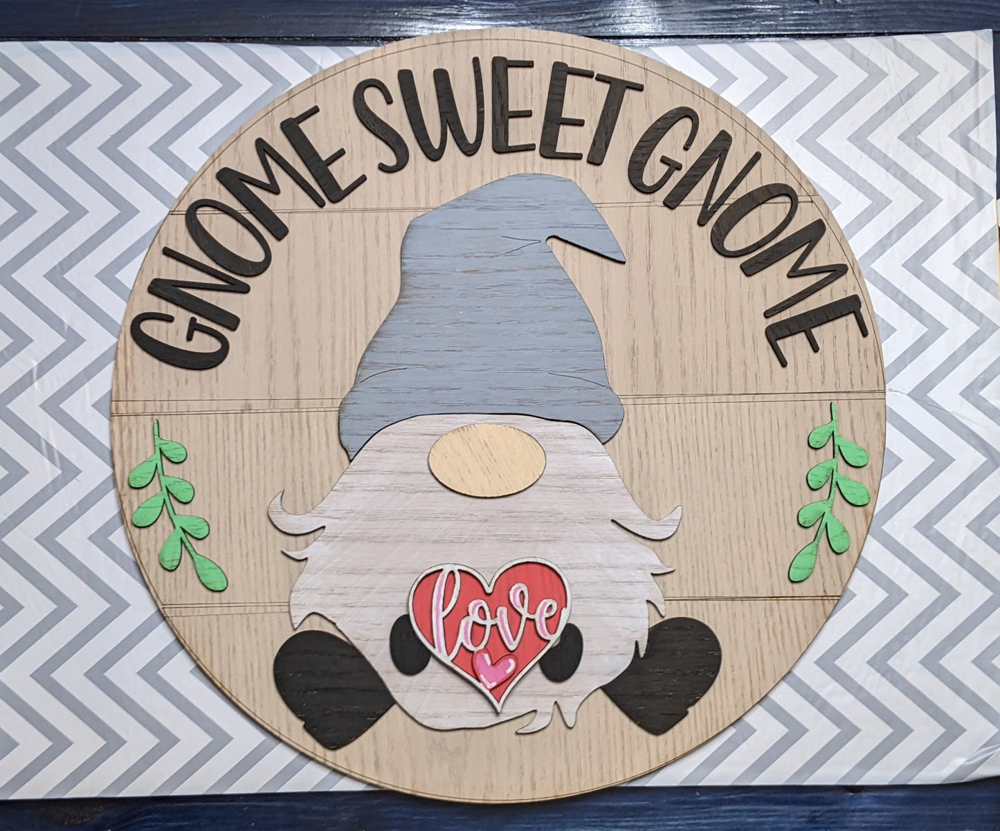 Gnome Sweet Gnome Interchangeable Seasonal Sign