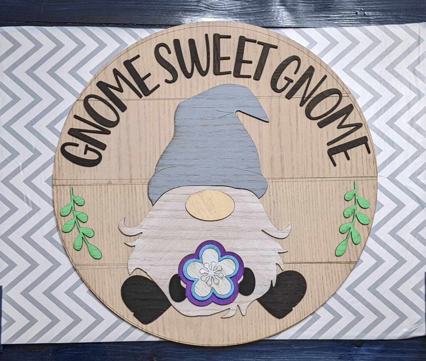 Gnome Sweet Gnome Interchangeable Seasonal Sign