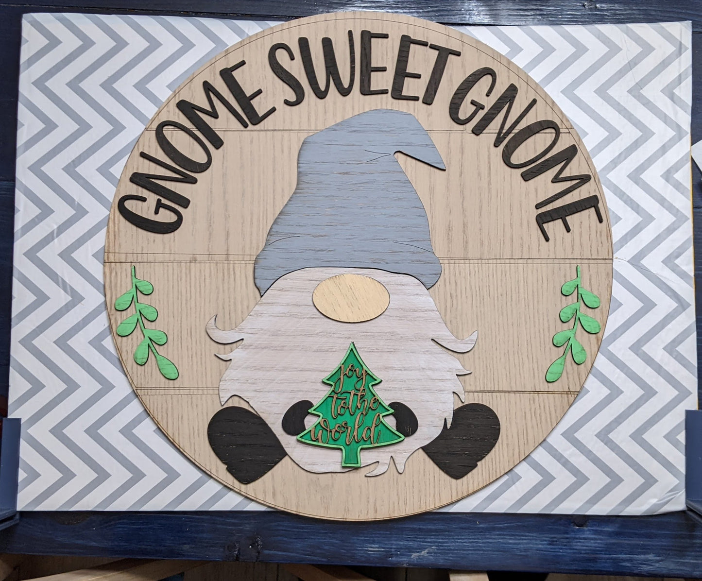 Gnome Sweet Gnome Interchangeable Seasonal Sign