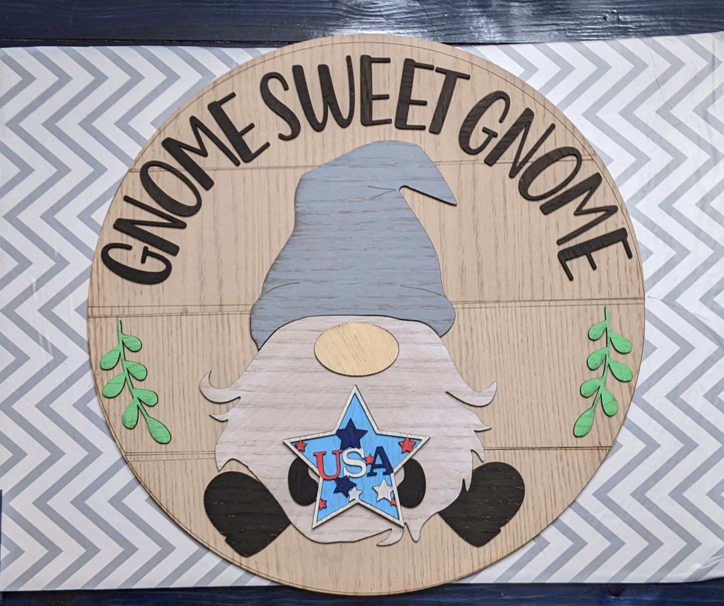 Gnome Sweet Gnome Interchangeable Seasonal Sign