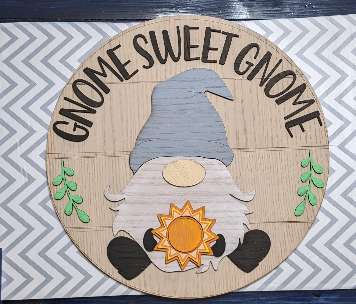 Gnome Sweet Gnome Interchangeable Seasonal Sign