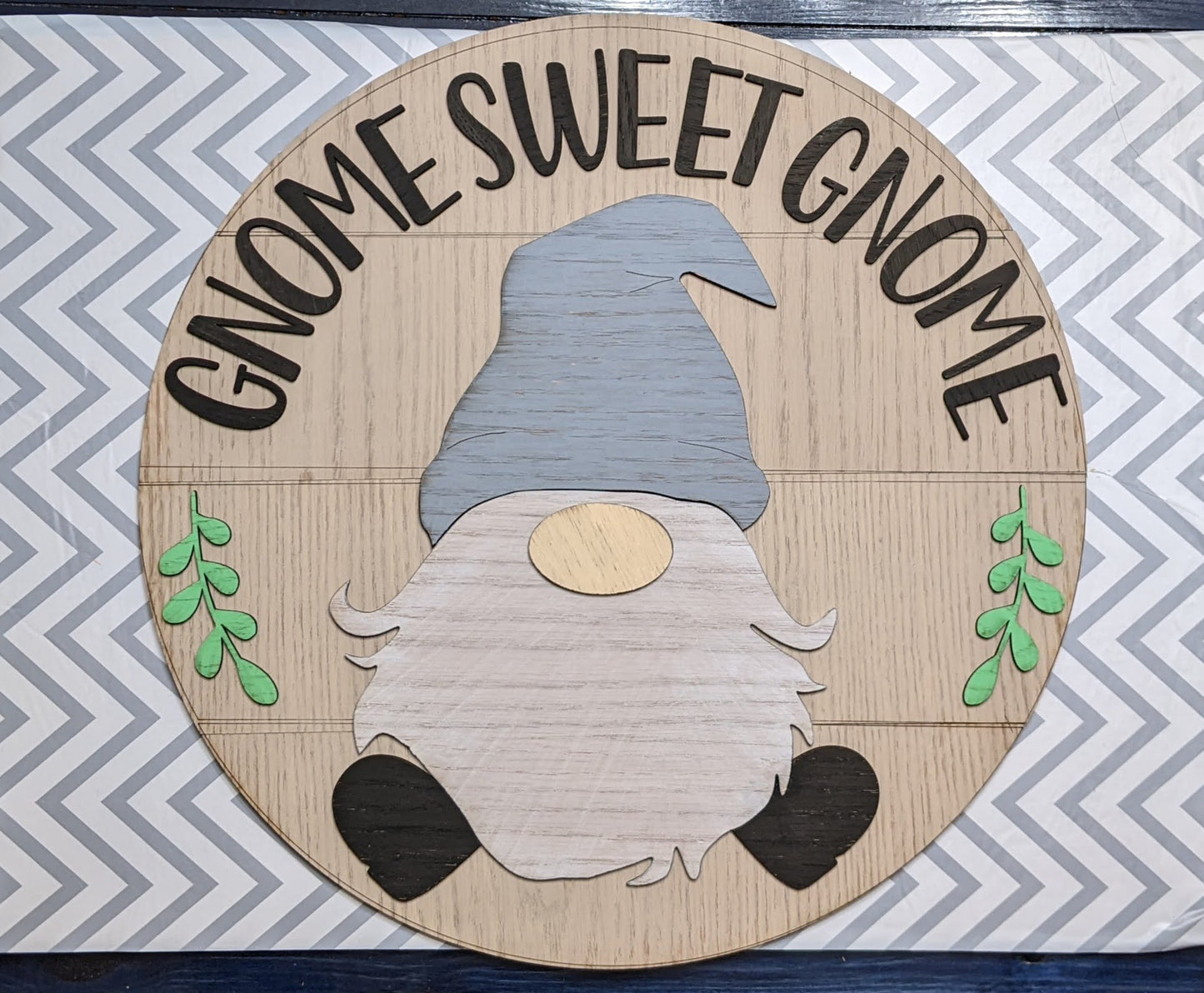 Gnome Sweet Gnome Interchangeable Seasonal Sign